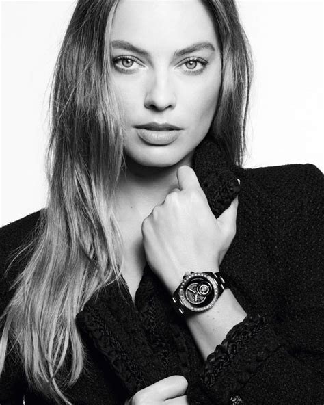 margot robbie chanel watch.